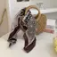 ECK In Hoa Khăn Lau Nữ Hàn Quốc Vải Lanh Cotton Khăn Vuông Thanh Lịch Ne Khăn Nhỏ Quấn Đầu Khăn Nóng