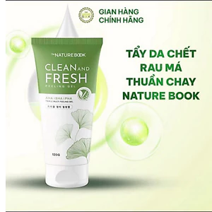 Gel Tẩy Da Chết Dưỡng Ẩm Chiết Xuất Từ Rau Má The Nature Book Nhập Khẩu Chính Hãng Hàn Quốc