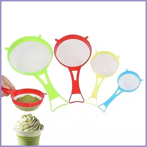 Bột Sifter 4 Miếng Lưới Mịn Cầm Tay Màu Sifter Đường Bột Duster Cho Bánh Mì Bánh Ngọt Bột mueadsyvn