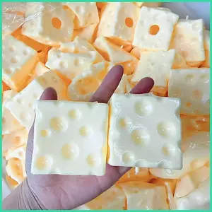 Bóp Phô Mai Đồ Chơi Pinch Bột Trang Trí Sữa Thơm Cảm Giác Bóp Đồ Chơi Dành Cho Người Lớn Gia Đình Học Sinh Bàn sonlekvn