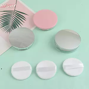 HFSHY 3g Siêu Mỏng Trống Rời Hộp Bột Nồi Trang Điểm Lọ Sifter Hộp Đựng Puff Mirror VN
