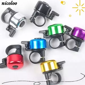 Vòng tay lái xe đạp NICOLOO, Chuông báo động âm thanh còi xe đạp leo núi, dành cho phụ kiện xe đạp hợp kim an toàn
