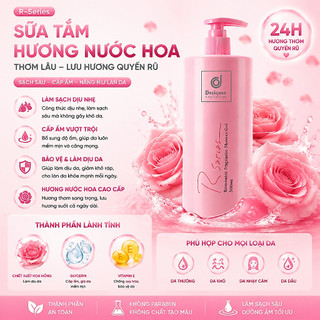 R-Series Sữa Tắm Hương Nước Hoa – Thơm Lâu 24H, Dưỡng Ẩm Sâu, Làm Dịu Da & Phù Hợp Mọi Loại Da, Tự Tin Quyến Rũ Suốt Ngày