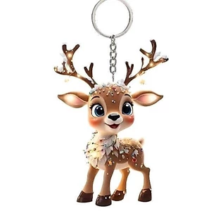 Influencer Deer Túi Mặt dây chuyền Điện thoại di động Mặt dây chuyền Móc khóa Mặt dây chuyền dày 3mm