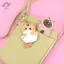 HFTOY AirTag Da PU Móc Khóa Giá Đỡ Thanh Lịch Dễ Thương Charm Móc Khóa Phụ Kiện Bền Đẹp Cho Bapa Vali Xe Đạp ~