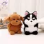 HFTOY Mini Nhồi Bông Chó Sang Trọng Móc Khóa Chó Con Động Vật Túi Quyến Rũ Ví Bé Gái Trẻ Em Mặt Dây Chuyền Sinh Nhật Quà Tặng ~