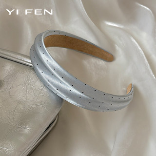 YIFEN Phong Cách Hàn Quốc Satin Chấm Bi Rộng Vành Băng Đô Nữ Cao Cấp Đầu Rửa Mặt Chống Trơn Trượt Chống-