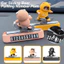 SKATEBOARD BEAR MAGNETIC PARKING SỐ TẤM Bảng điều khiển sáng tạo Trang trí ô tô Hoạt hình dễ thương Hình tượng chức năng kép Trang trí và đỗ xe