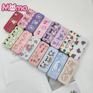 Hộp đựng kính khung lớn bằng sắt hoạt hình Kuromi cho hộp đựng kính cận thị và kính râm