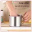JRP Thép Không Gỉ Lọc Dầu Nồi Hộp Đựng Bình Chứa Có Bộ Lọc Có Đế Nồi Dầu Nấu Ăn Cho Nhà Bếp Dụng Cụ Gia Đình JRP