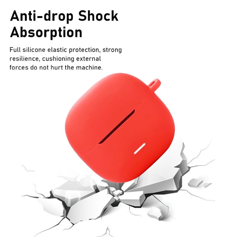 Ốp Mềm Silicon Cho Xiaomi Redmi Buds 8 Hoạt Động Chống Sốc & Chống Bụi Hộp Tai Nghe Bảo Vệ Cho Redmi Buds 8Active Tai Nghe Không Dây Bao Gồm