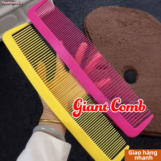 [Hàng về] Lược chải tóc thẳng THEHOMECO, Lược massage gỡ rối tóc bằng nhựa, Quà tặng Lược massage khổng lồ Đạo cụ và biểu diễn sân khấu