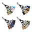 Hộp lưu trữ móc câu cá ABS 4,5x2cm với 6 móc tôm bằng gỗ