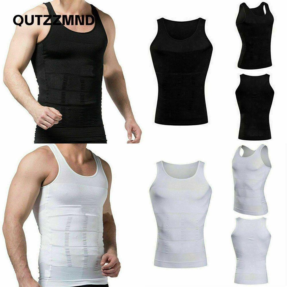 QUTZZMND Body Shaper Áo Sơ Mi Thể Thao Nam Giảm Béo Định Hình Nam