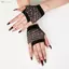 Găng Tay Kim Cương Giả YOLOGO, Trang Trí Sáng Bóng Fishnet Thiết Kế Găng Tay Ngón, Găng Tay Nữ Cosplay Găng Tay Phong Cách Gợi Cảm Găng Tay Ngắn Tiệc Biểu Diễn