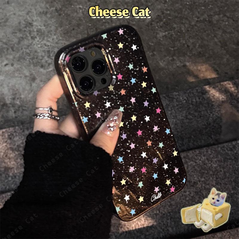 Ốp điện thoại ngôi sao nhiều màu sắc lấp lánh cho iPhone 15 14 13 12 11 16 17 Pro Max 17 Air Xs XR 7Plus