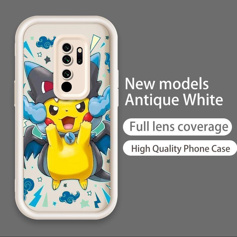 Vỏ Cho Redmi Note 8 Pro Hoạt Hình Silicon Mềm TPU Pikachu Bulbasaur Pokémon Angel Eye Vỏ Điện Thoại Chống Sốc
