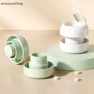 Máy Xay & Cắt Thuốc Di Động AA 2 Trong 1, Máy Xay Thuốc Đa Năng, Dụng Cụ Cắt Thuốc Bằng Thép Không Gỉ VN