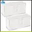 2 Chiếc Acrylic Giấy Đựng Khăn Giấy Đựng Khăn Mặt Bàn Trong Suốt Nhiều Gấp Ba Khăn Ăn Nhà Vệ Sinh, Khăn Giấy Nhà Bếp Cho Phòng Tắm