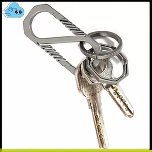 Carabiner Lò Xo Móc Kẹp Cho Hợp Kim Titan Cho Móc Khóa Xe Ô Tô Để Chìa Khóa Ba Lô Khóa Ngoài Trời