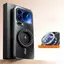 Ốp Lưng Cho Xiaomi 17T Pro Mẫu Mới Matte Back Panel Bảo Vệ Ống Kính Từ Tính Hút Xoay Giá Đỡ Chống Rơi Vỏ Điện Thoại