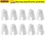 GỖ NHẤT 10 Chiếc Vuốt Cuộn Dây, Ống Chỉ 1.5 * 1.26 Inch Bằng Nhựa, Giá Đỡ Nón Trắng Tiện Lợi Cho Máy May