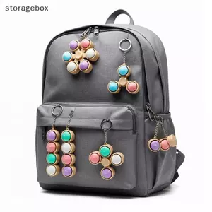 Móc khóa Spinner Fidget di động có bong bóng Pop và giảm căng thẳng Hoàn hảo cho trẻ em Người lớn Sử dụng hàng ngày Du lịch văn phòng Đẹp