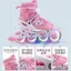 Giày Trượt Trẻ Em Trọn Bộ 3-5-6-8-10 Tuổi Con Lăn Trượt Nội Tuyến Trượt Có Thể Điều Chỉnh Bé Trai Bé Gái ZAJJ