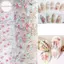 Hodou Nail Art Flower Foil 100cm Hoa Hồng Chuyển Stier Cho DIY Home Salon Chuyên Nghiệp Hoa Làm Móng Tay Trang Trí Vật Dụng VN