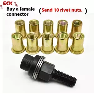 ECK 11 Chiếc Hướng Dẫn Sử Dụng Đinh Tán Đai Ốc Dụng Cụ Phụ Kiện Cho Hạt M3 M4 M5 M6 M8 M10 M12 Lắp Đặt Đơn Giản Tay Đinh Tán Đai Ốc HOT