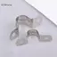 GCDHome 20 Chiếc M5-20 Dây Đeo Cứng Thép Không Gỉ 2 Lỗ Cáp U Braet Kẹp Để Cố Định Hoặc Cáp Ngựa Yên Kẹp HOT