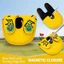 Golf Club Cap Cover Cheese Crown Putter Cover Nam Châm Đóng PU Chống Thấm Nước Đầu Bảo Vệ