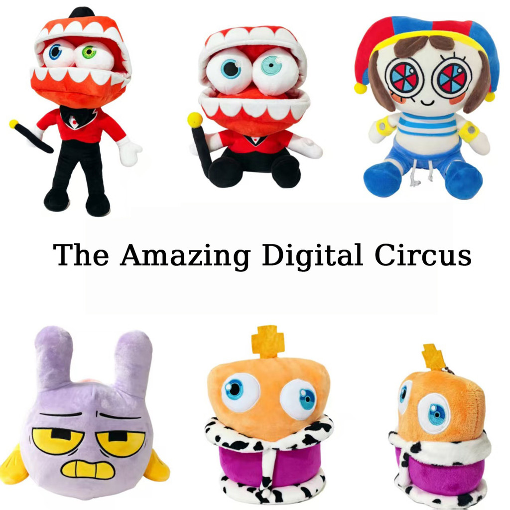 PS1 THE AMAZING KỸ THUẬT SỐ CIRCUS Caine Pomni Jax Plushie Anime Merch Dễ Thương Sang Trọng Túi Búp Bê Charm SP1