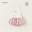 Bangxuan Mùa Hè Cho Bé Sling Phù Hợp Với Trẻ Em Bud Quần Short Phiên Bản Hàn Quốc Hai Mảnh Quần Áo Cho Bé XT14066