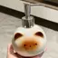 Nhíp Gốm Xiêm Mèo Nước Rửa Tay Chai Báo Chí Dầu Gội Vệ Sinh Sữa Tắm Miếng Dán Bình Đựng Xà Phòng Chất Lỏng VN