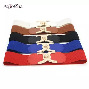 AqToCna Bule Co Giãn Rộng Thắt Lưng Rộng Cummerbund Dây Thắt Lưng Nữ Phụ Kiện AqToCna