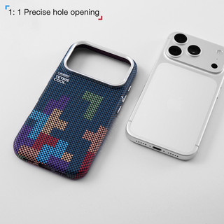 Ốp điện thoại bằng sợi Carbon Sanptoch cho Mg IPhone 17 16 15 14 Pro Max Vỏ cứng chống sốc IPhone 17 Pro Max Vỏ bảo vệ vân tay siêu mỏng sang trọng có vòng ống kính hợp kim.