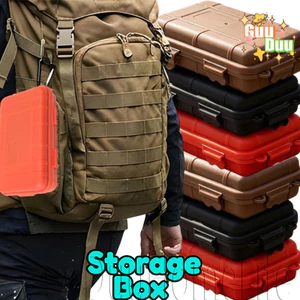 1-3 Hộp lưu trữ EDC di động - Chống sốc, chống mài mòn - Bộ sinh tồn cắm trại ngoài trời - để đi bộ đường dài, câu cá - Hộp đựng dụng cụ kín chống nước / Giao hàng miễn phí