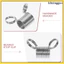 6 Chiếc Hạt Trang Sức Nhỏ Đính Hạt Dụng Cụ Phụ Kiện Vòng Tay Cuối Mùa Xuân Nút Chặn khxinggao