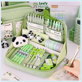 [Còn hàng] Túi đựng bút LEAFYHOME, Bút chì 12 lớp có dây kéo tròn, Hộp bút chì mở lớn 90 độ đa chức năng Đồ dùng văn phòng trường học