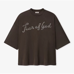 Sản phẩm mới chất lượng cao FEAR OF GOD 26 Sản phẩm mới Cotton nguyên chất No. Áo thun ngắn tay in hình mùa hè 43