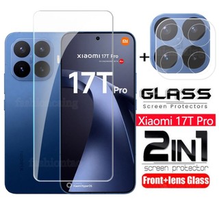 Phim Kính Cường Lực Bảo Vệ Màn Hình 2 Trong 1 Cho Xiaomi 17T Pro 17TPro 1 7 17 T Pro Xiaomi17 T Xiaomi17T Pro Xiaomi17TPro 5G 2026 Camera Sau Ống Kính Bảo Vệ Full Cover Phim Trước