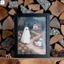 Halloween Phong Cách Retro Chân Đế Hình Thủ Công Tiện Lợi DIY Khung Hình Trang Trí Thích Hợp Cho Tác Phẩm Nghệ Thuật Học Tập