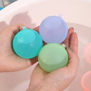 [SpringSAutumnW1] Quả bóng nước silicon mềm có thể tái sử dụng Bể bơi Bãi biển Trò chơi bắn tung tóe Không từ tính cho trẻ em Đồ chơi mùa hè Boutique