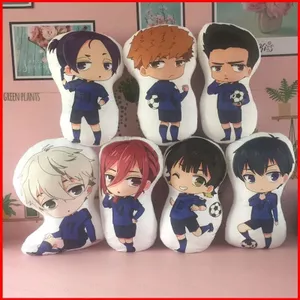 ST2 BLUE LOCK Búp bê sang trọng Ném gối Quà tặng cho trẻ em Trang trí nội thất Nagi Hyoma Rensuke Reo Yoichi Meguru Đồ chơi cho trẻ em TS2