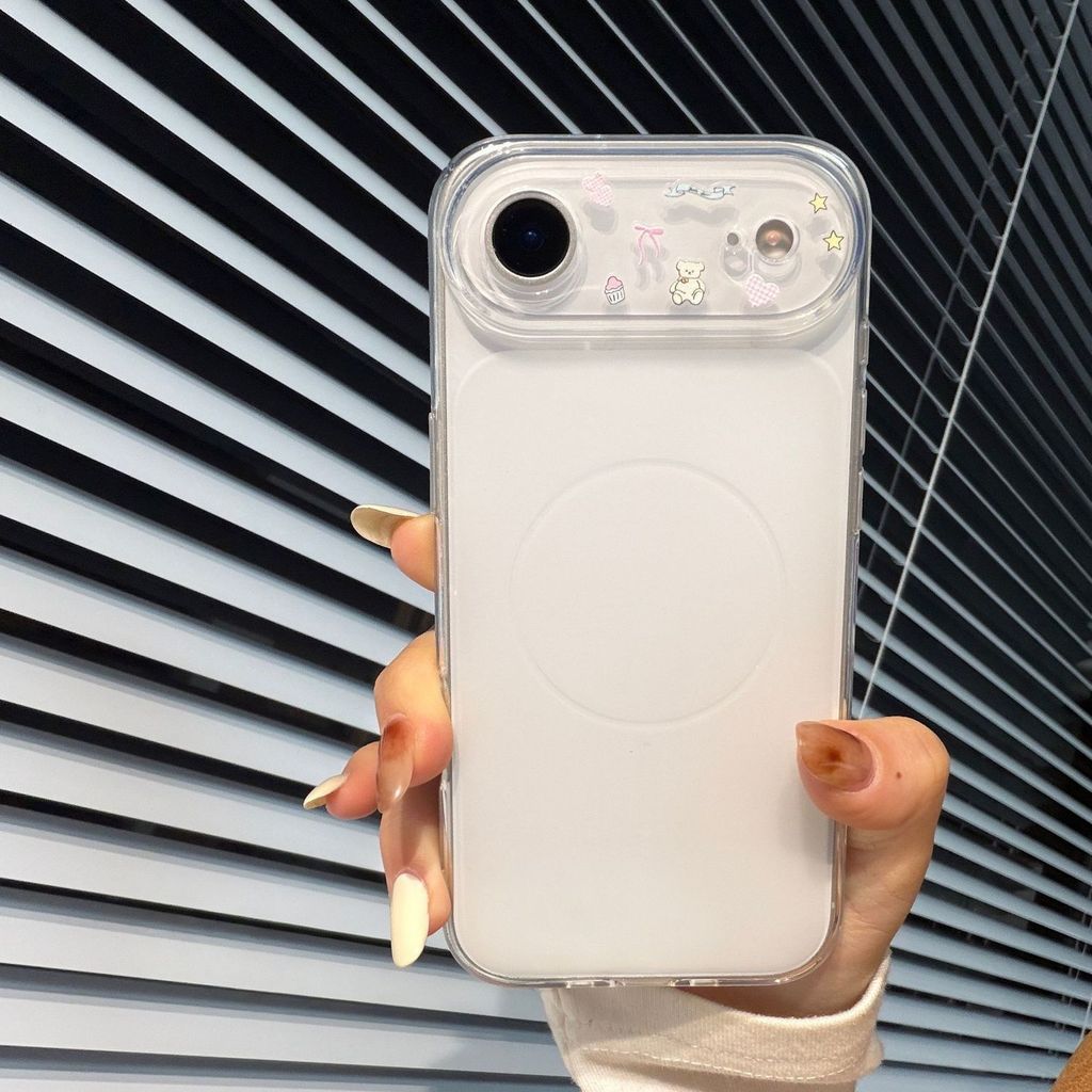Bao da điện thoại cho thú cưng đáng yêu, phù hợp với 17pro/15pro,mô phỏng hút từ14/16