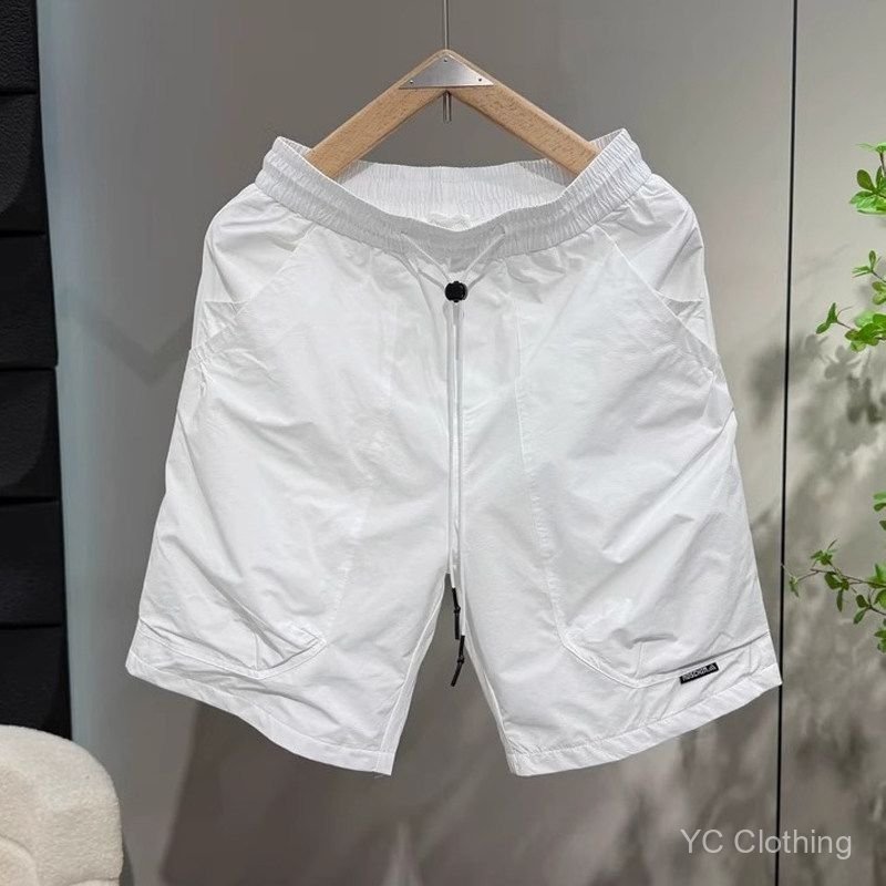 Quần short thường ngày hạng nặng mới mùa hè dành cho nam, mỏng, khô nhanh, thoáng khí, hợp thời trang, quần short thể thao rộng rãi W6TY