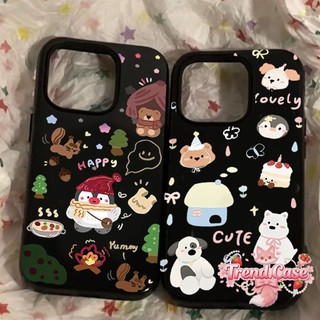 Dopamine Bowknot Star Tree Lẩu Gấu Dễ Thương Puppy Penguin Cover Tương Thích Cho IPhone 11 17 16 15 13 14 12 Pro Max