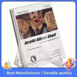 Giá đỡ lưu trữ bản ghi Vinyl Giá đỡ hiển thị bản ghi Acrylic Giá trưng bày sách di động