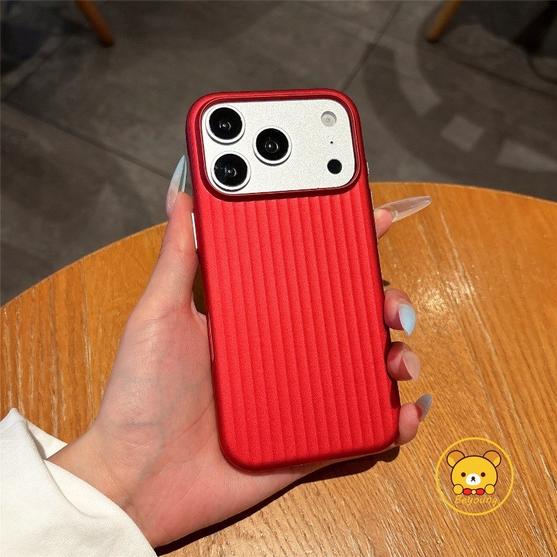 Ốp Điện Thoại Sóng 3D Cho Xiaomi Poco X8 Pro Max X7 F8 F7 Ultra F6 F5 Pro 5G Vỏ Sang Trọng Sơn Kim Loại Kinh Doanh Vỏ Cứng Mờ Đơn Giản
